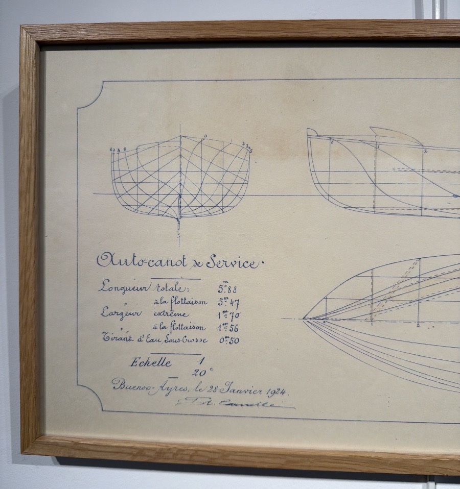 Naval Architect's Cross-section By Edmond Canaple, 1924-photo-2