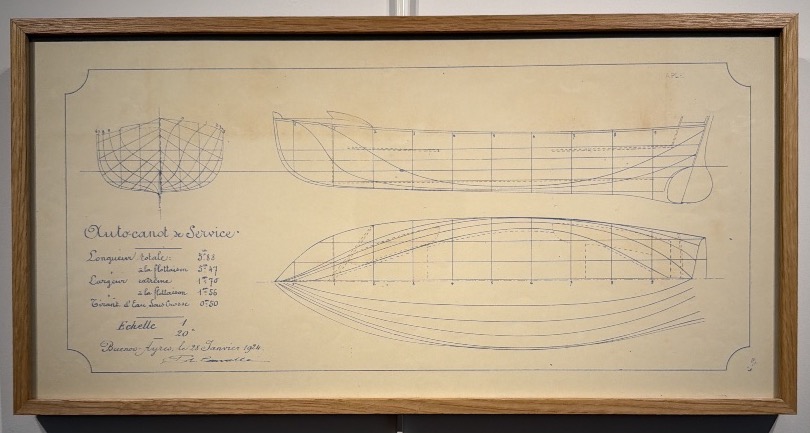 Naval Architect's Cross-section By Edmond Canaple, 1924