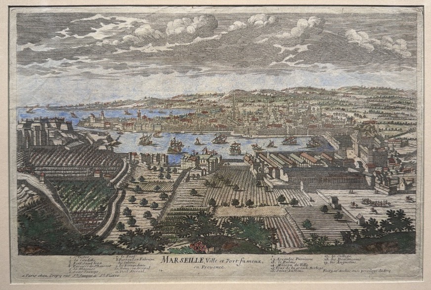 Marseille, A Famous City And Port In Provence, By Aveline, 18th Century -photo-2