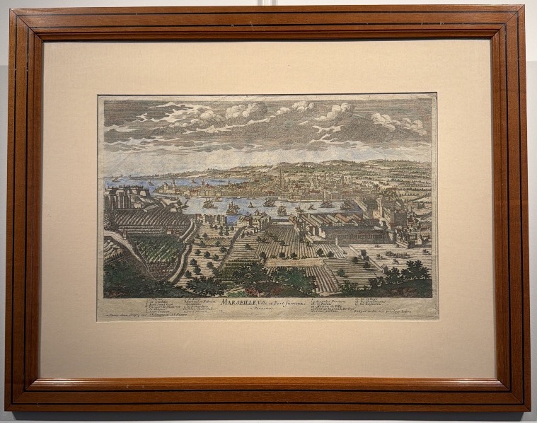 Marseille, A Famous City And Port In Provence, By Aveline, 18th Century 