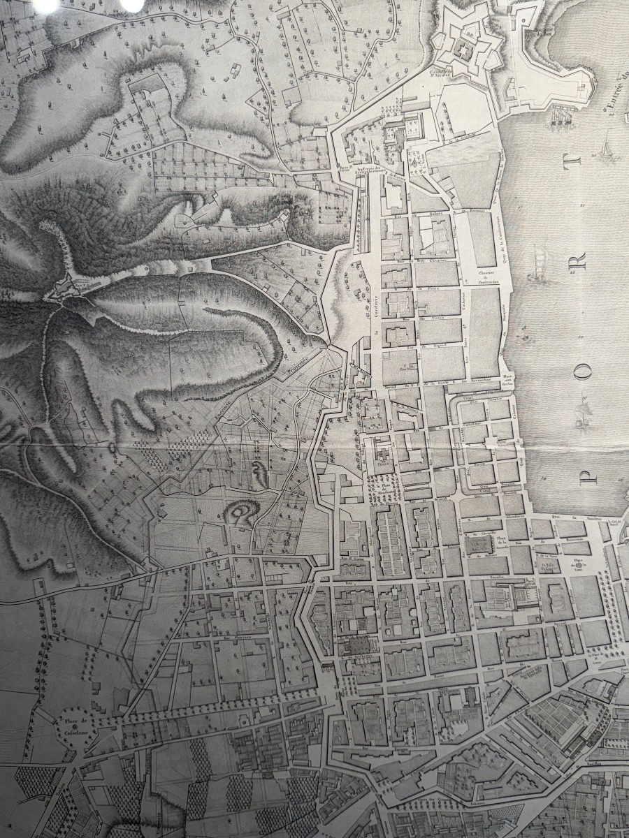 Plan géométral de la ville de Marseille et de ses faubourg fin XVIIIeme Par Pierron.-photo-3