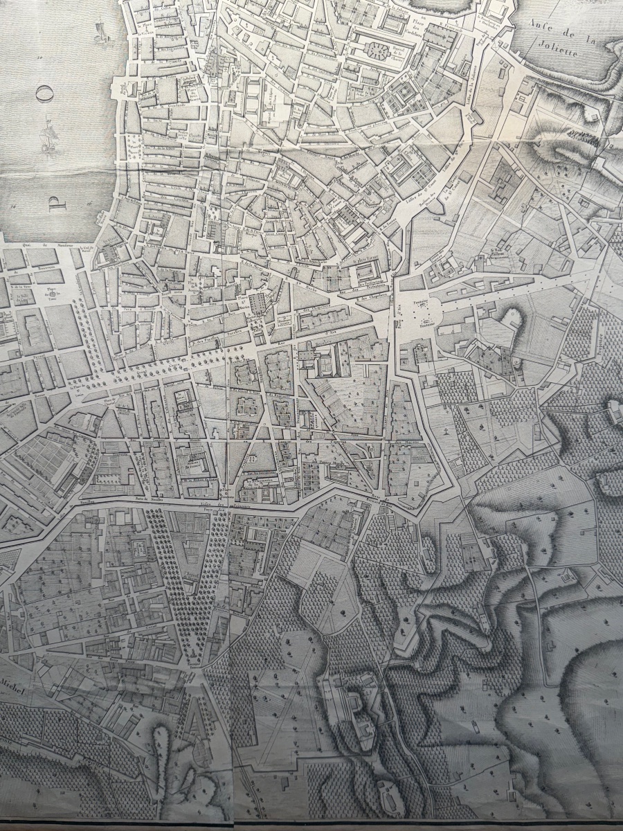 Plan géométral de la ville de Marseille et de ses faubourg fin XVIIIeme Par Pierron.-photo-4