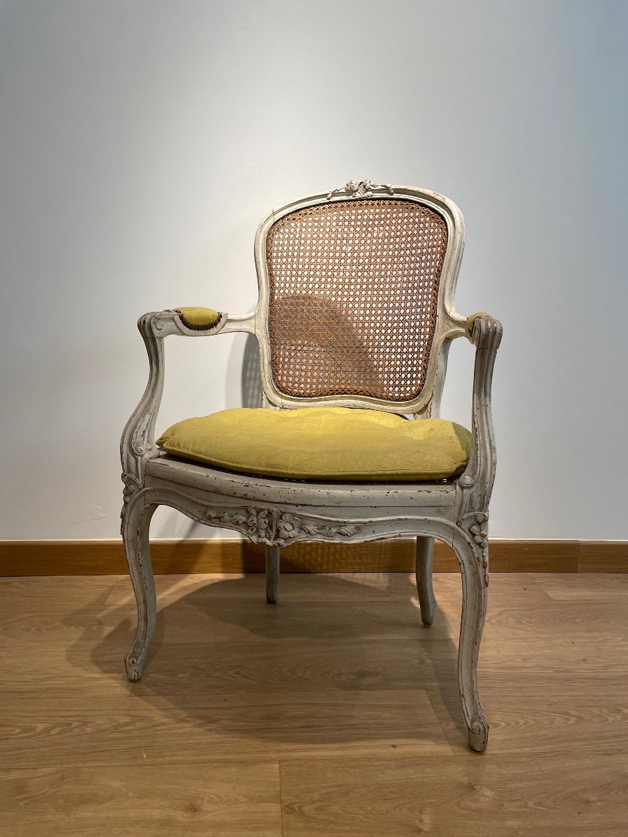 Six Armchairs Aixoise Model Louis XV Period-photo-2
