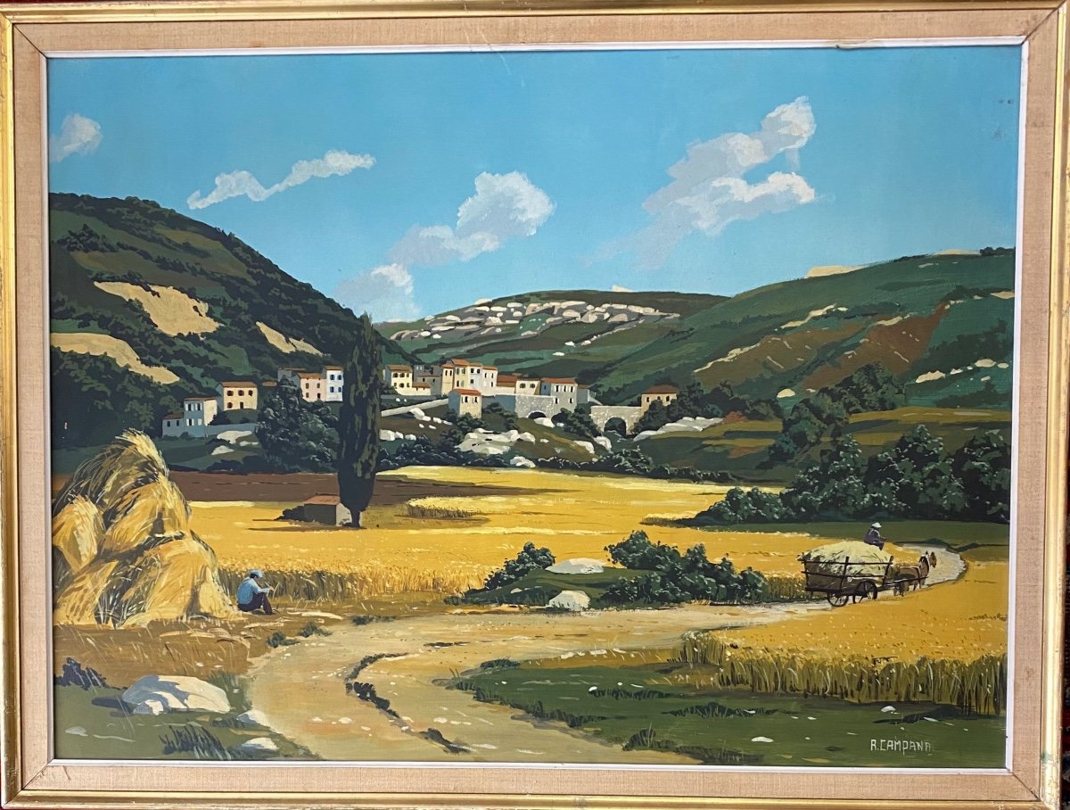 Richard Campana (1948) Provencal Landscape