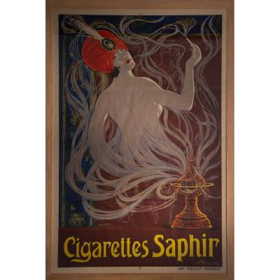 Stephano 125, Cigarettes Saphir, Imprimerie Moullot-marseille