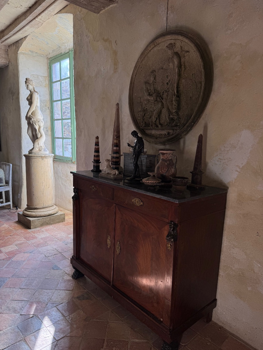 Buffet en acajou retour d’Égypte-photo-2