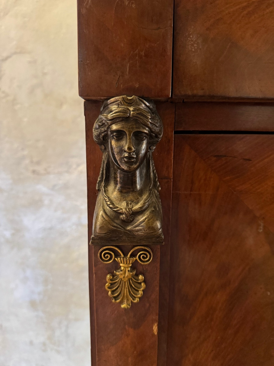 Buffet en acajou retour d’Égypte-photo-4