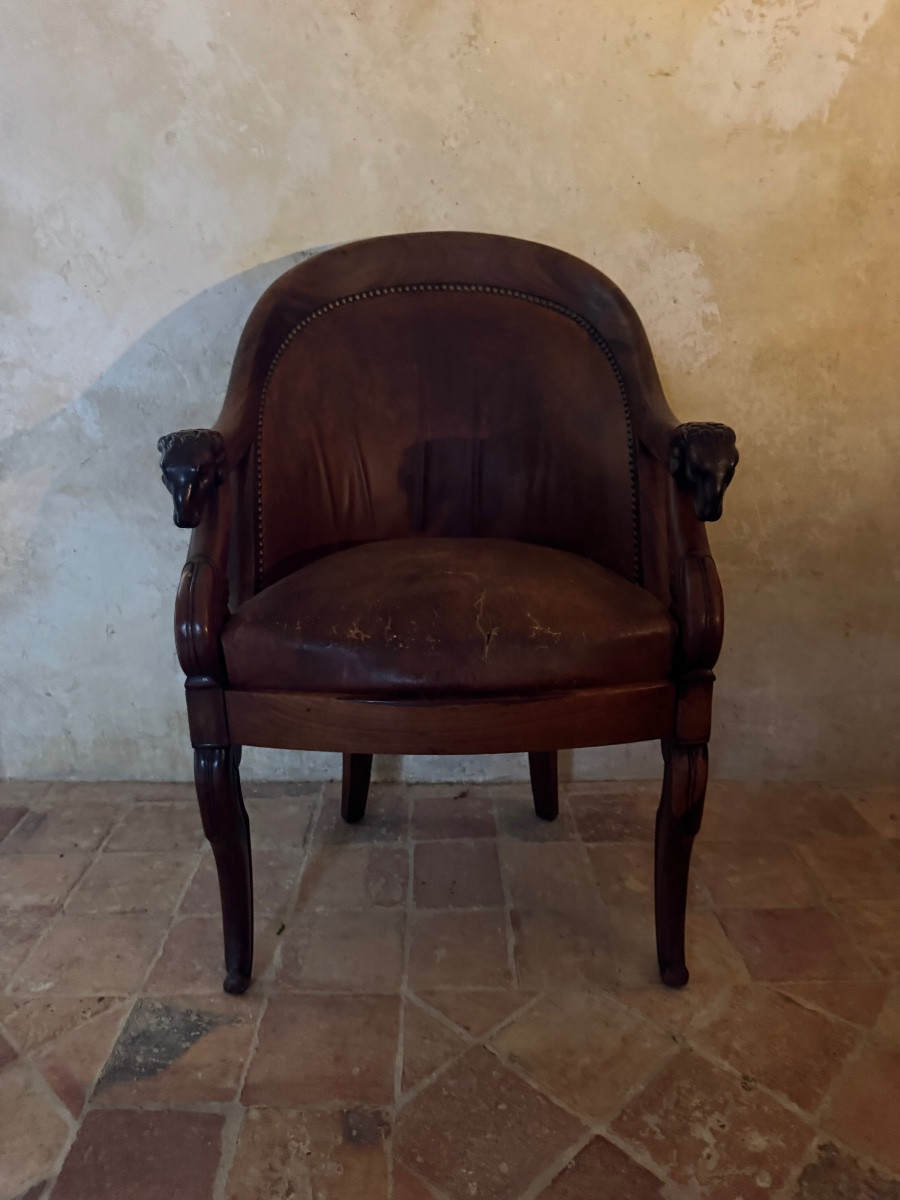 Mahogany Armchair-photo-3