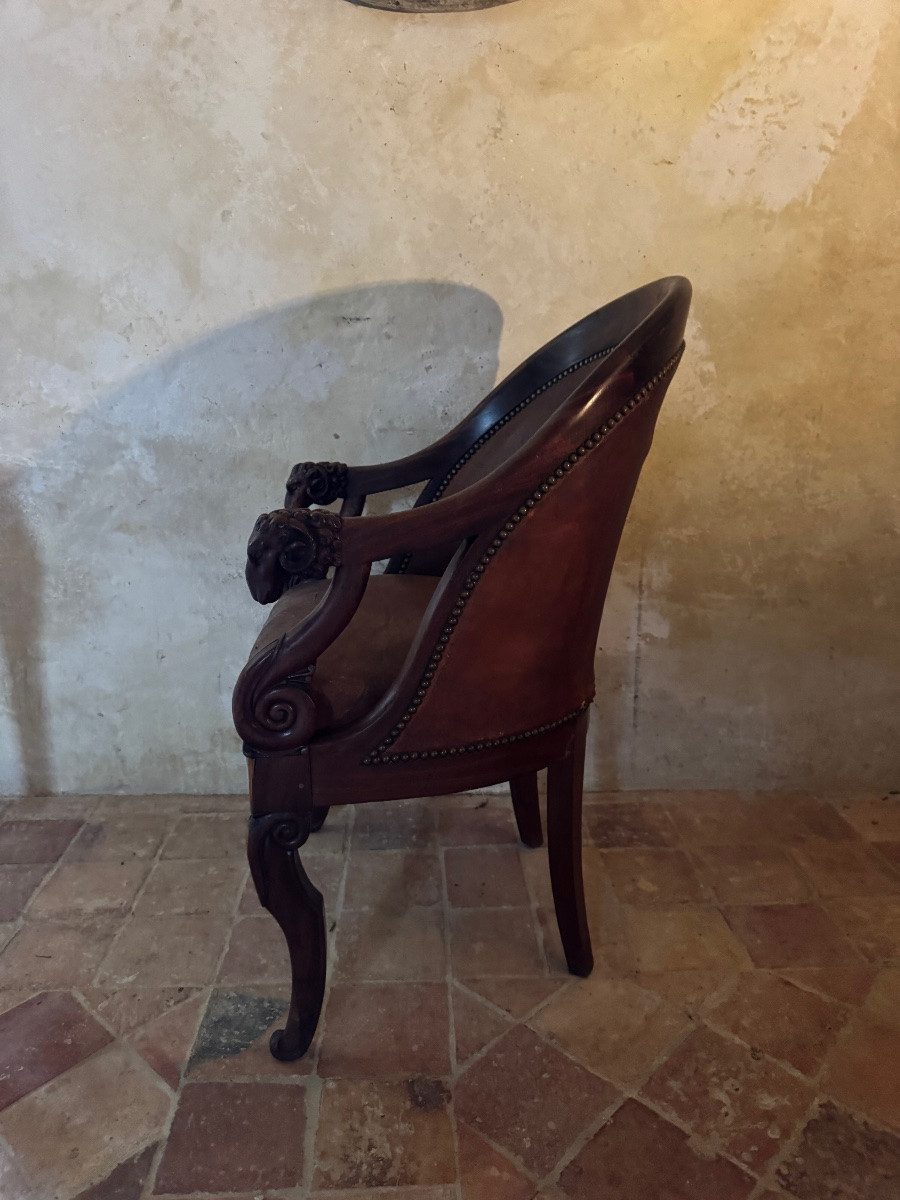 Mahogany Armchair-photo-4