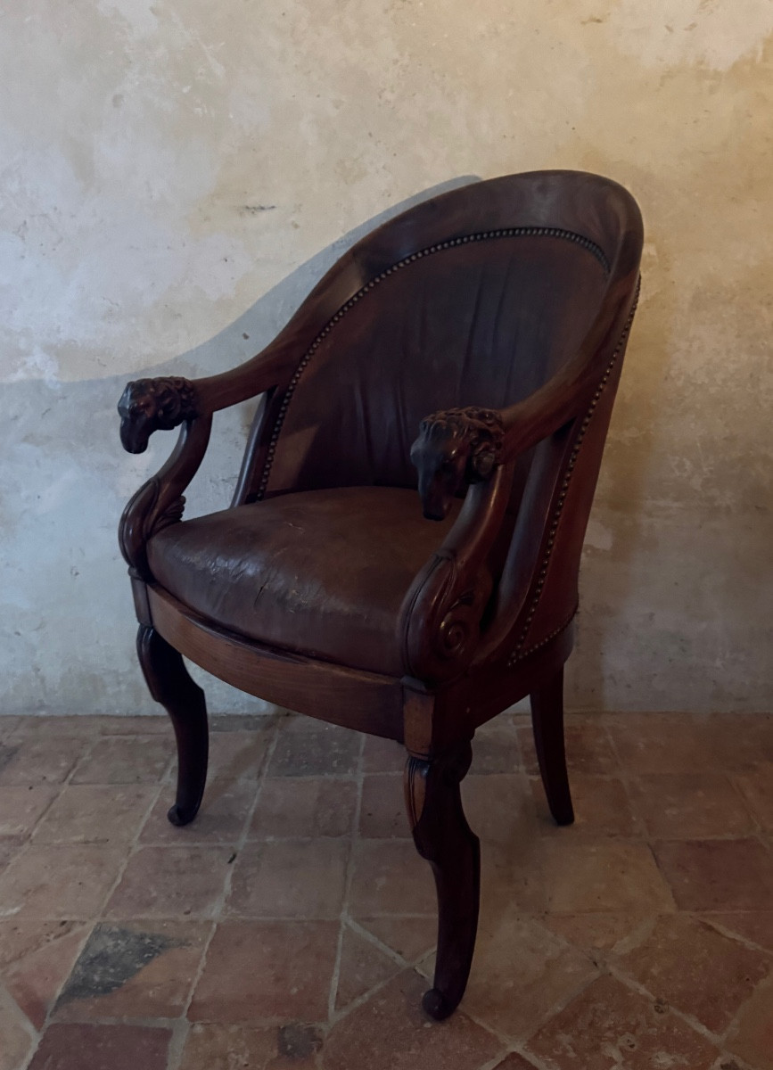 Mahogany Armchair