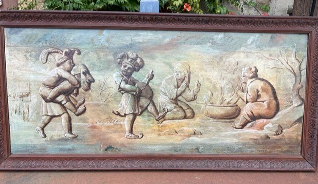 Allegory Of Comedia Del Arte