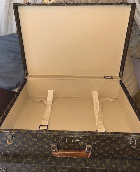 DEUX VALISES LOUIS VUITTON VINTAGE-photo-3