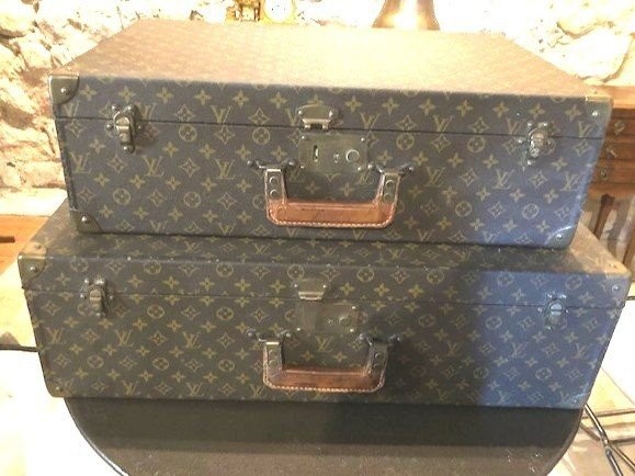 DEUX VALISES LOUIS VUITTON VINTAGE