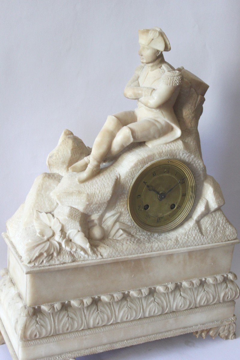 NAPOLEON A SAINTE HELENE-PENDULE