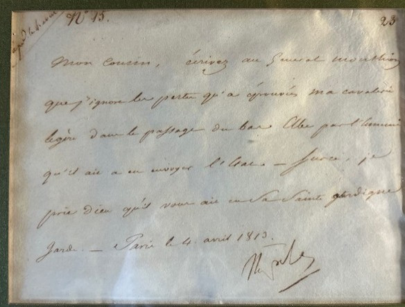 Letter Signed Napoleon I-photo-2
