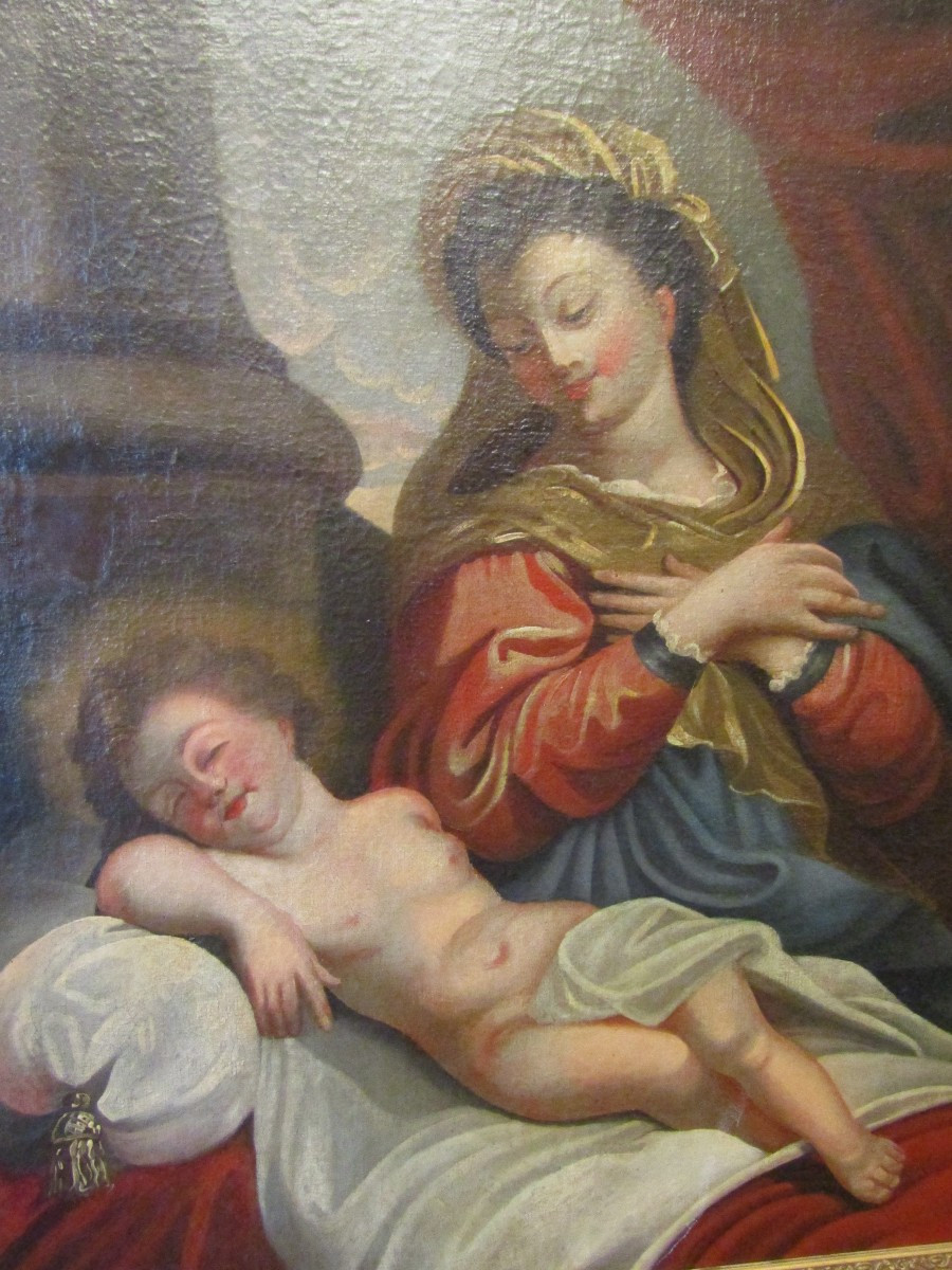 Painting - Virgin And Child-photo-2
