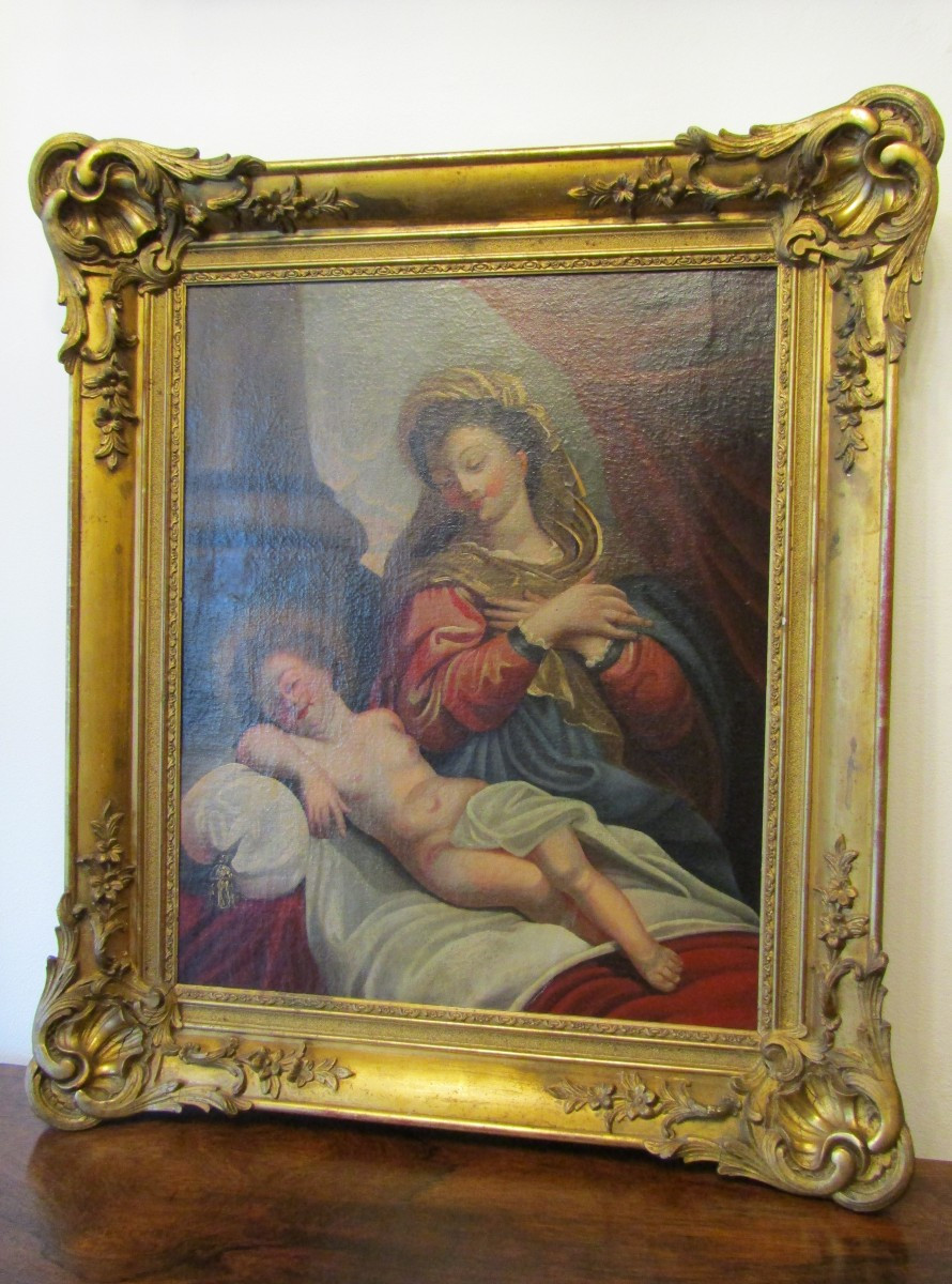 Painting - Virgin And Child-photo-4