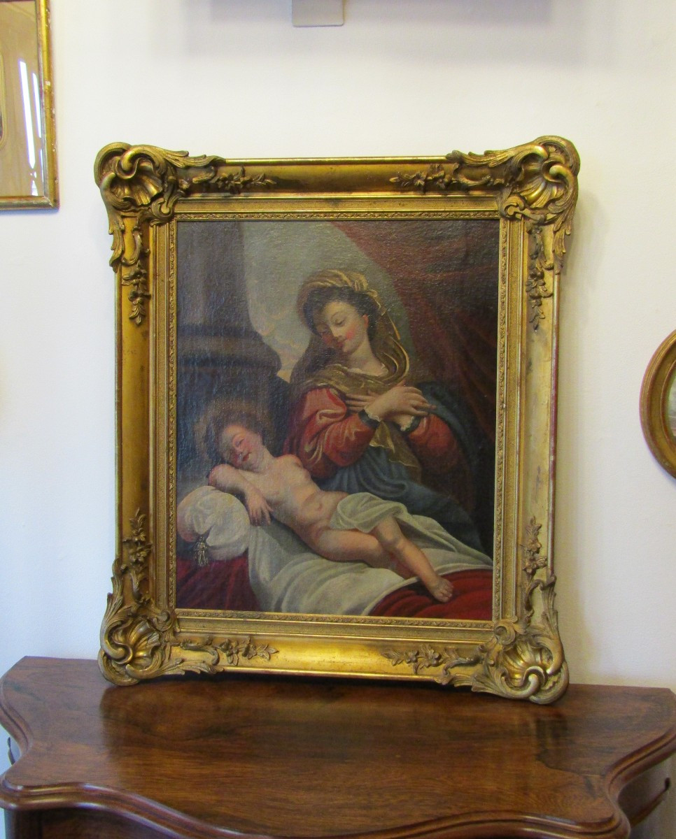 Painting - Virgin And Child