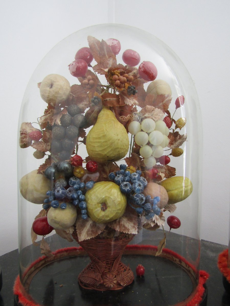 Garnitures de fruits sous globe-photo-3