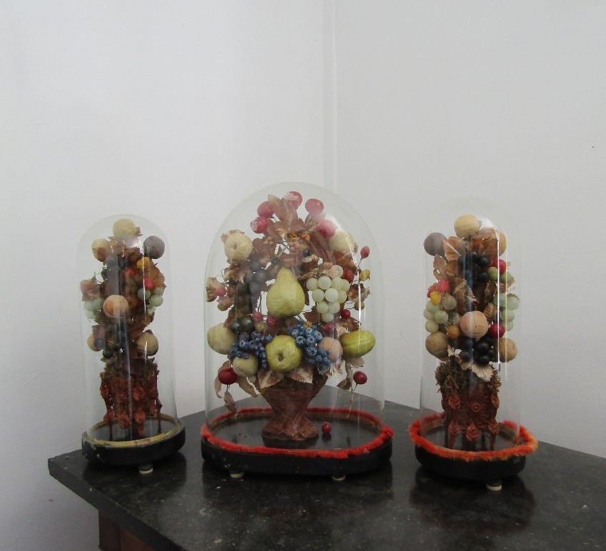 Garnitures de fruits sous globe