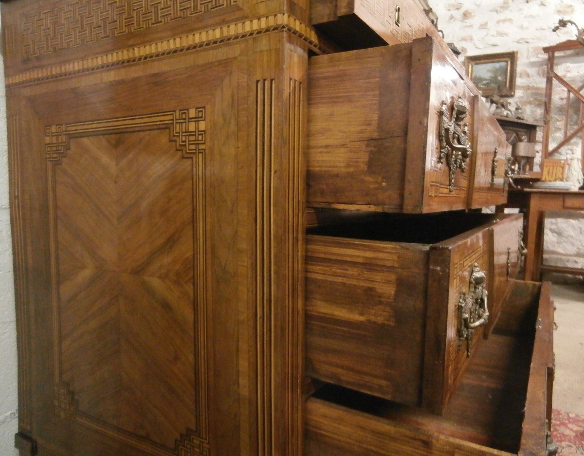 Louis XVI Italian Chest Of Drawers-photo-3