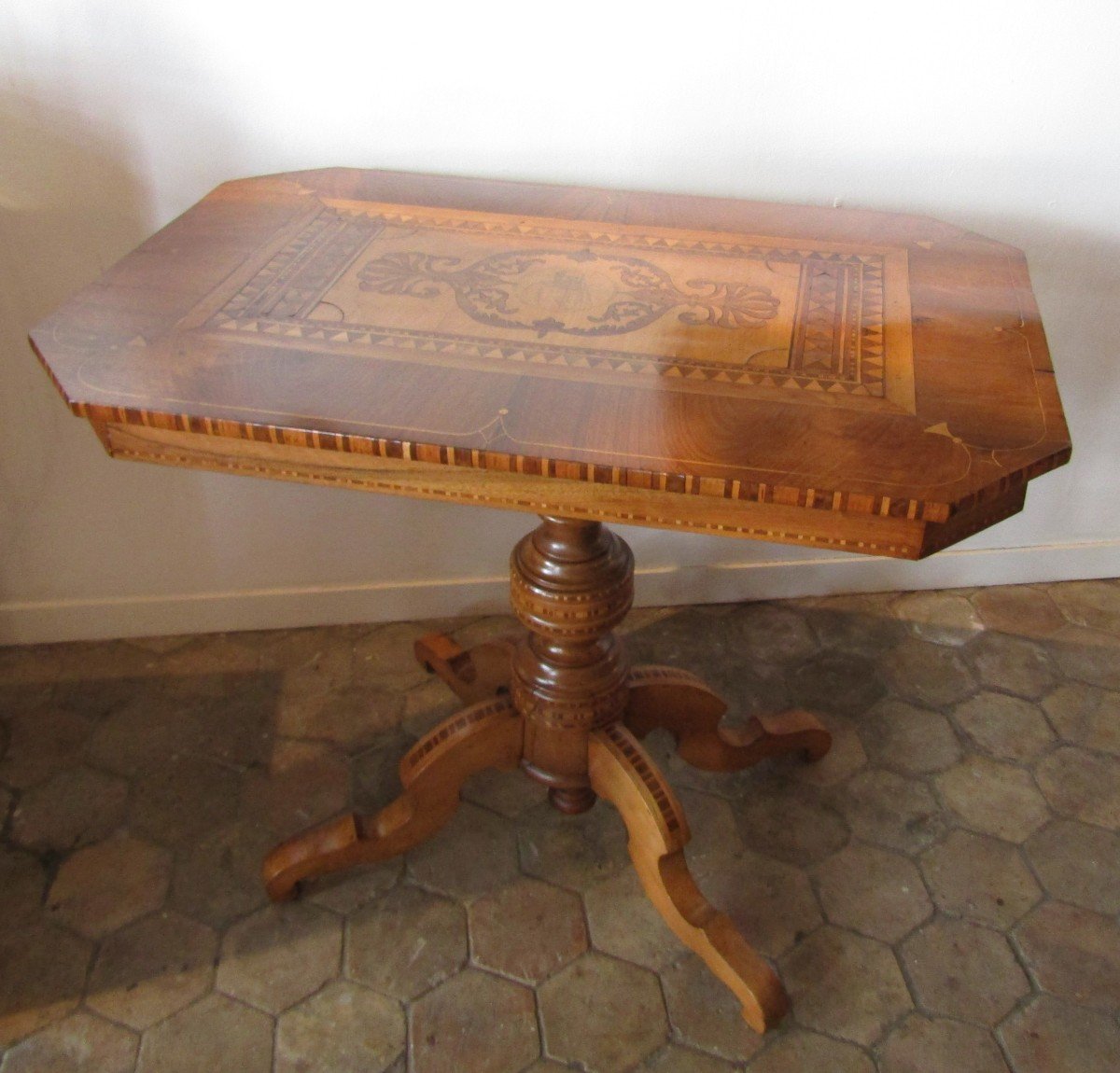 Charles X Pedestal Table-photo-4