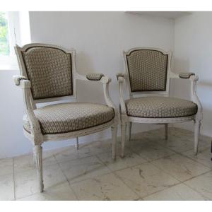 Pair Of Louis XVI Armchairs