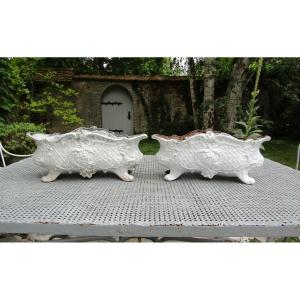 Jardinières en fonte