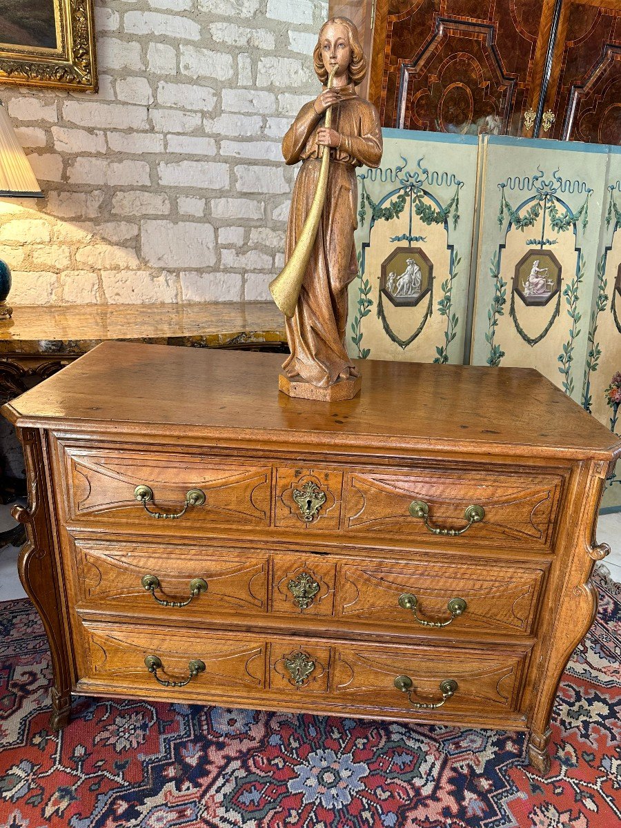 COMMODE MAZARINE D’EPOQUE LOUIS XIV-photo-3