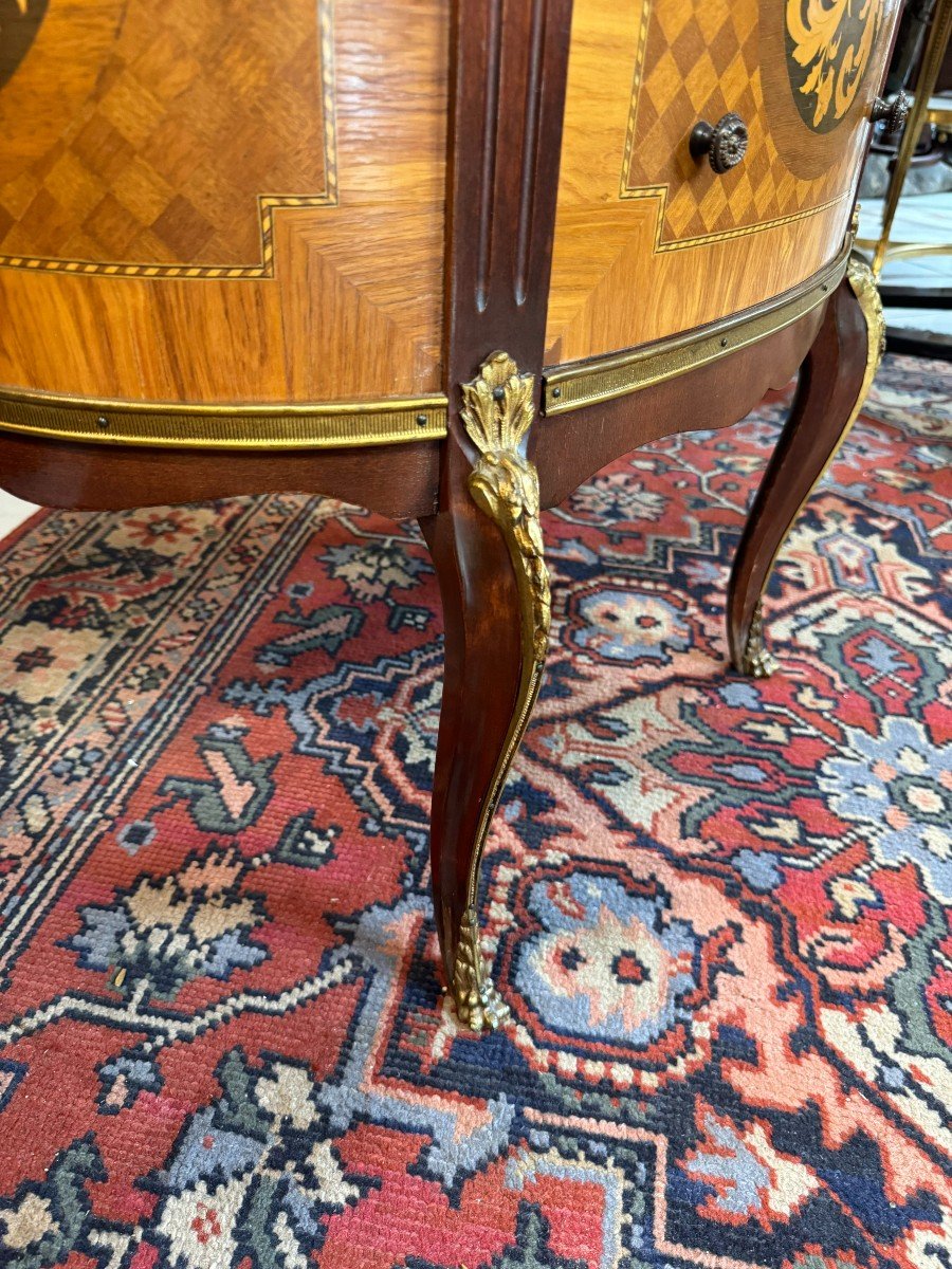 Louis XV Style Half Moon Chest-photo-4