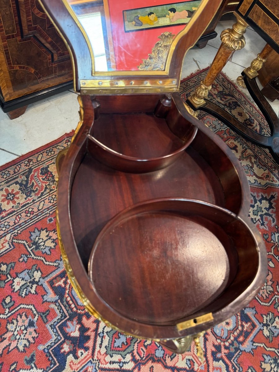 Petite Table de Toilettes Ou Rangement A Bijoux Art Nouveau-photo-2