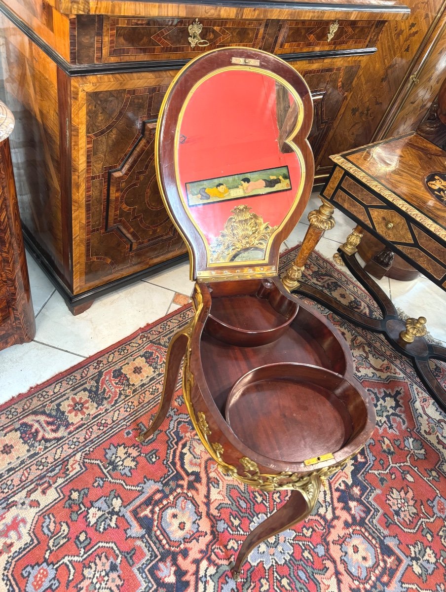 Petite Table de Toilettes Ou Rangement A Bijoux Art Nouveau-photo-6
