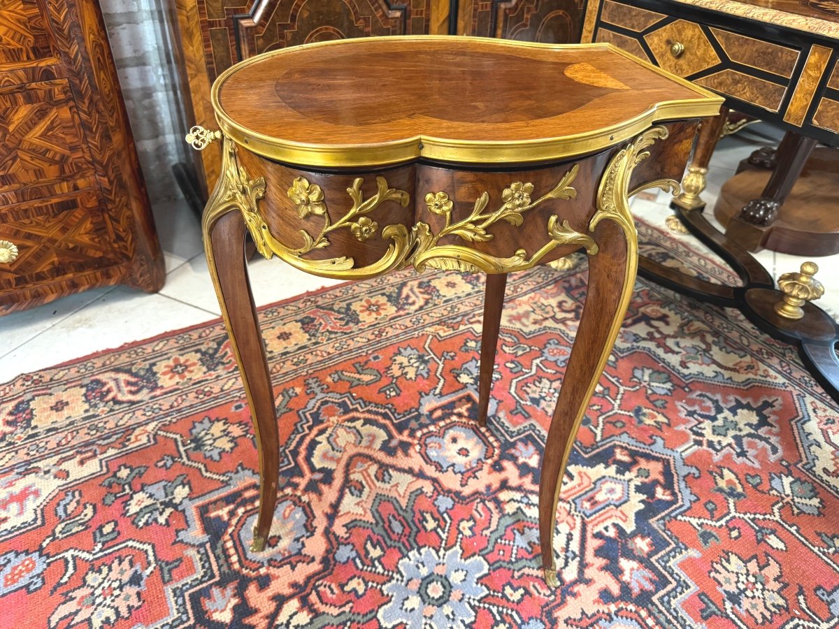 Petite Table de Toilettes Ou Rangement A Bijoux Art Nouveau-photo-7