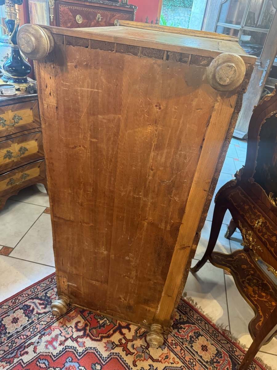 COMMODE ITALIENNE PEINTE ET PATINEE NEOCLASSIQUE 19ème-photo-8
