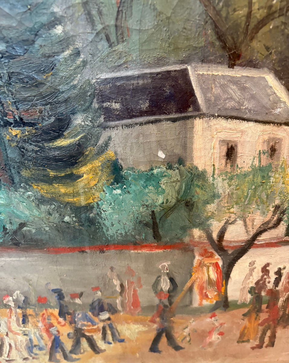 HUILE SUR TOILE SIGNEE GABRIEL ZENDEL-photo-2