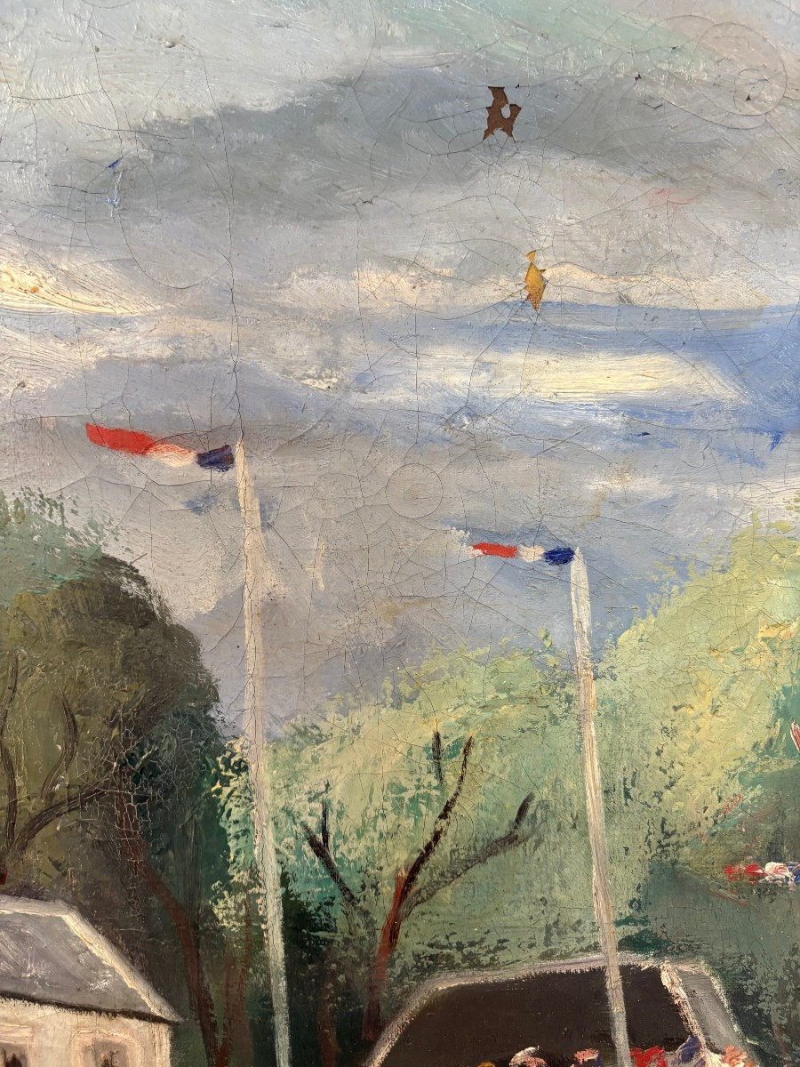 HUILE SUR TOILE SIGNEE GABRIEL ZENDEL-photo-3