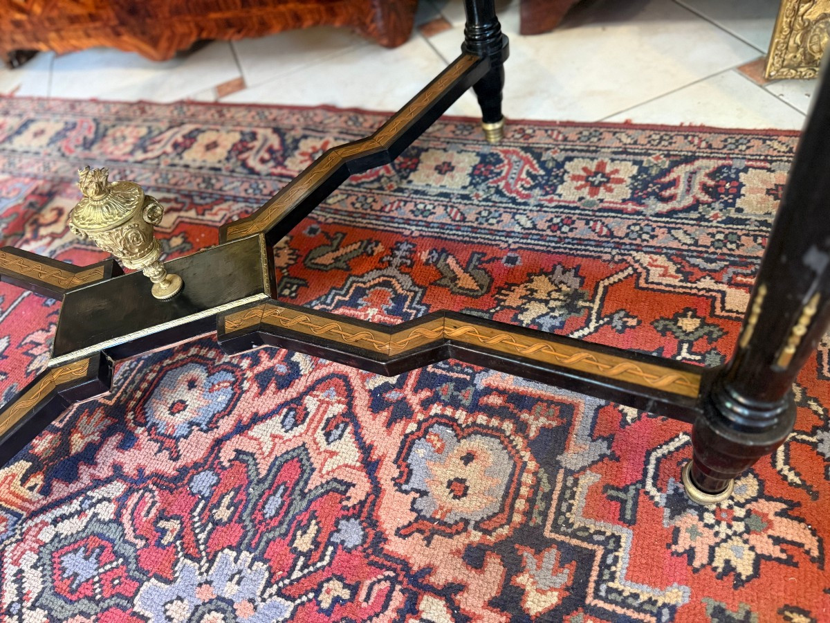 Napoleon III Center Table Attributed To Charles Guillaume Diehl-photo-5