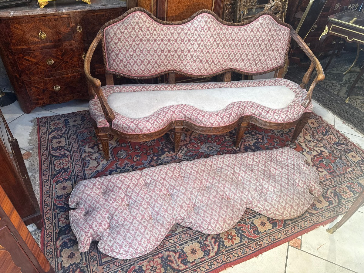 18th Century Three-seat Sofa -photo-5
