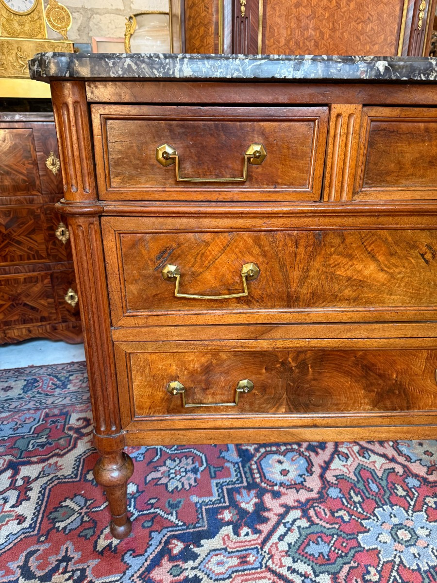 COMMODE EPOQUE LOUIS XVI ESTAMPILLE G. KINTZ-photo-2