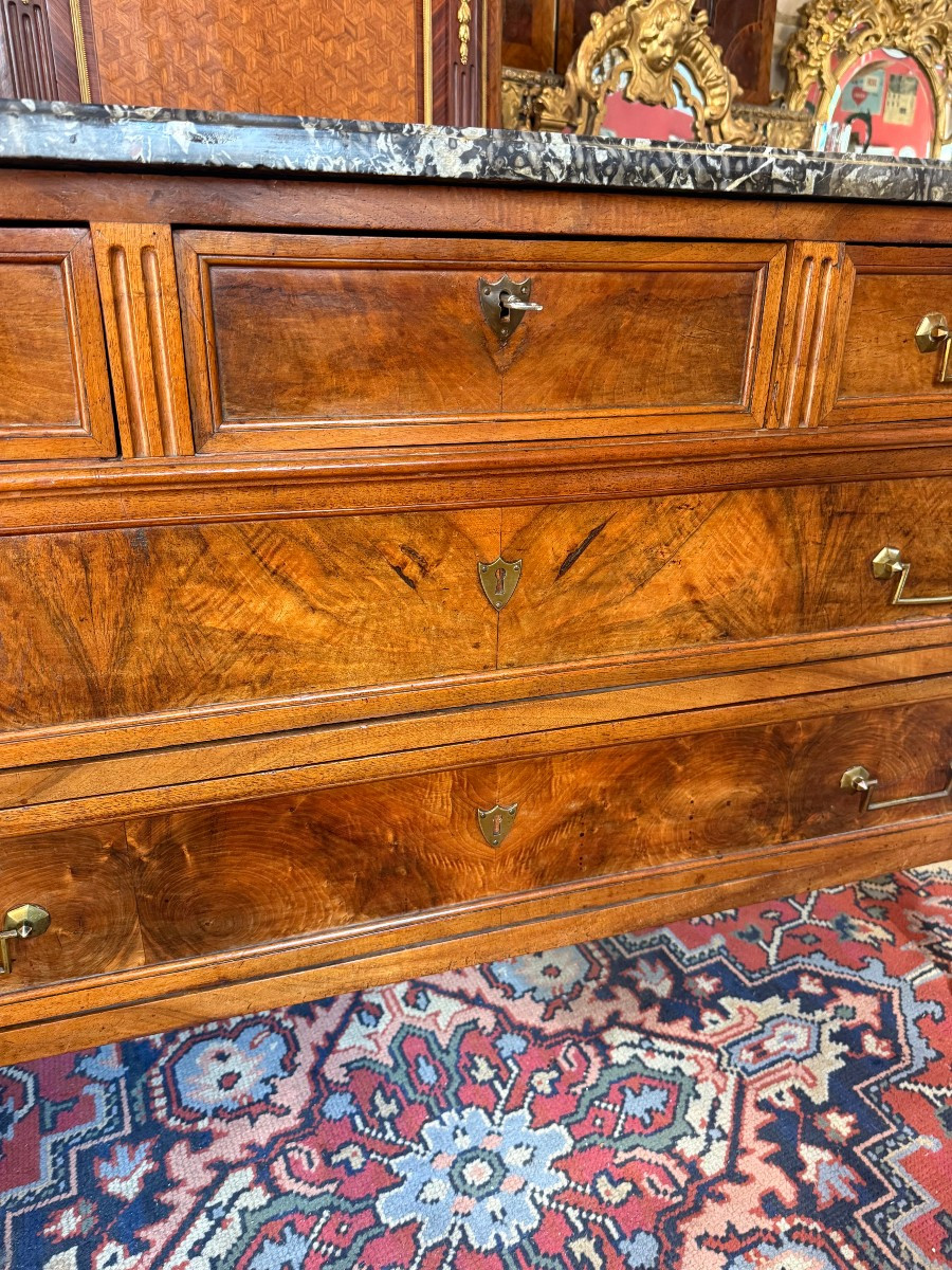 COMMODE EPOQUE LOUIS XVI ESTAMPILLE G. KINTZ-photo-3