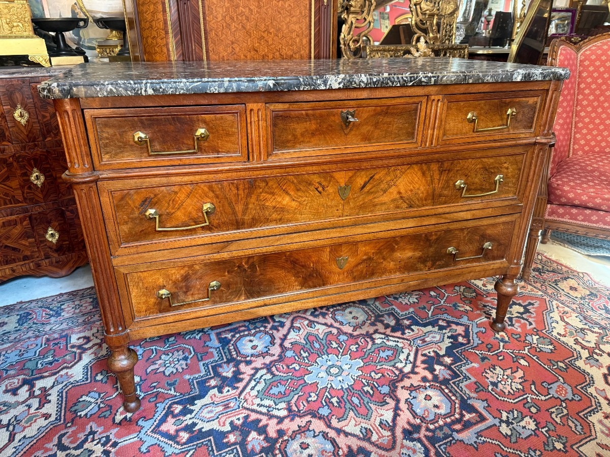 COMMODE EPOQUE LOUIS XVI ESTAMPILLE G. KINTZ