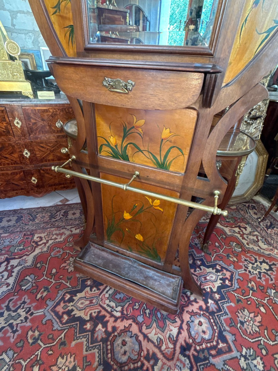 PORTE MANTEAUX DE VESTAIRE ART NOUVEAU 1930-photo-2