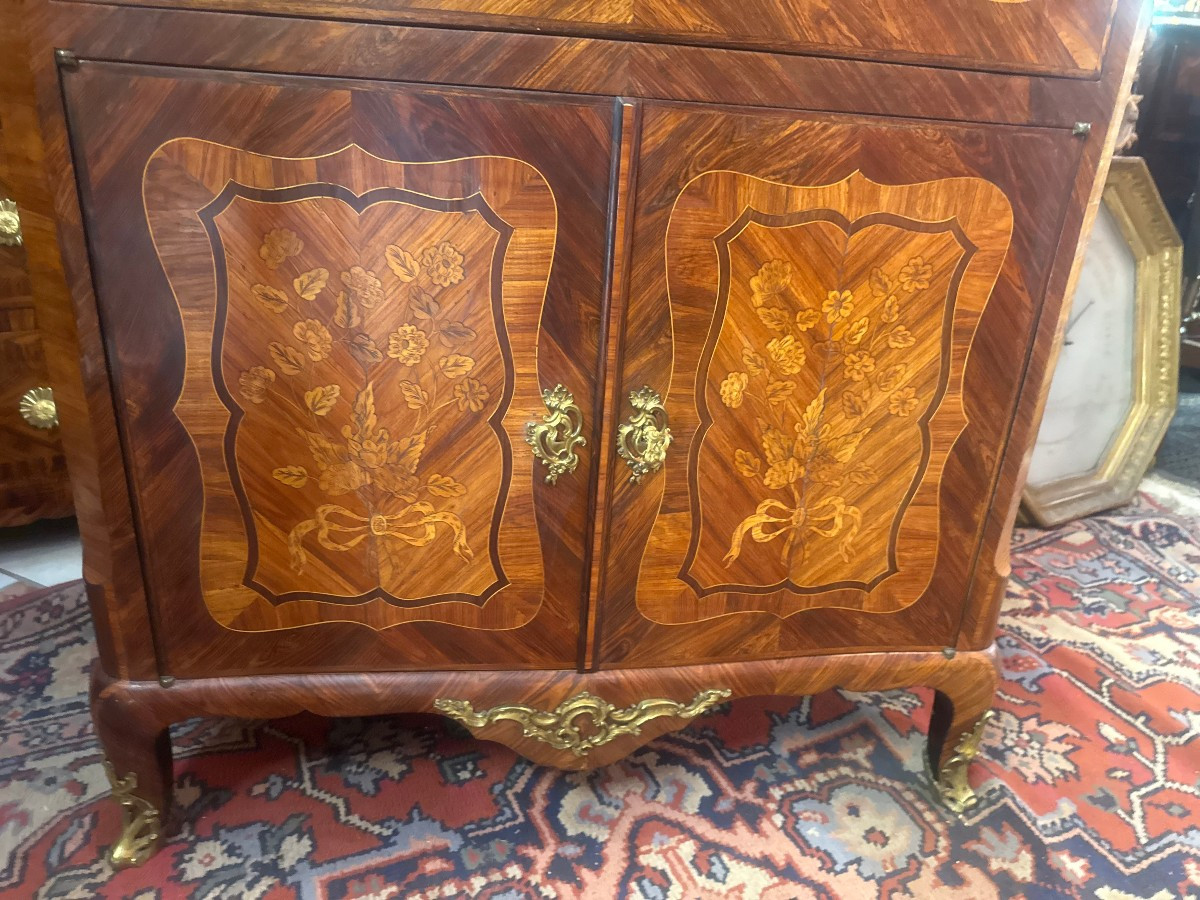 SECRETAIRE D’EPOQUE LOUIS XV - 18ème - ESTAMPILLE L.BOUDIN-photo-3