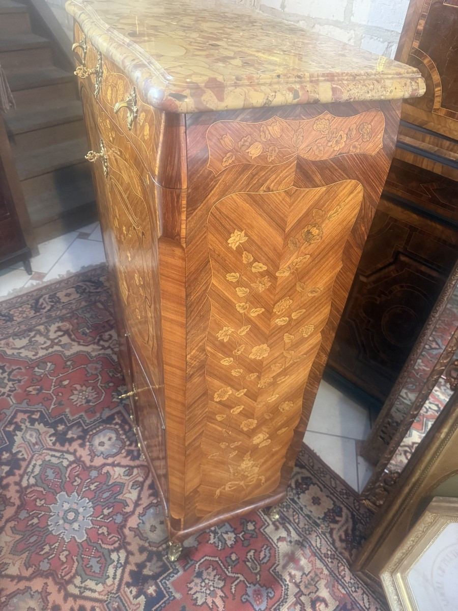 SECRETAIRE D’EPOQUE LOUIS XV - 18ème - ESTAMPILLE L.BOUDIN-photo-4