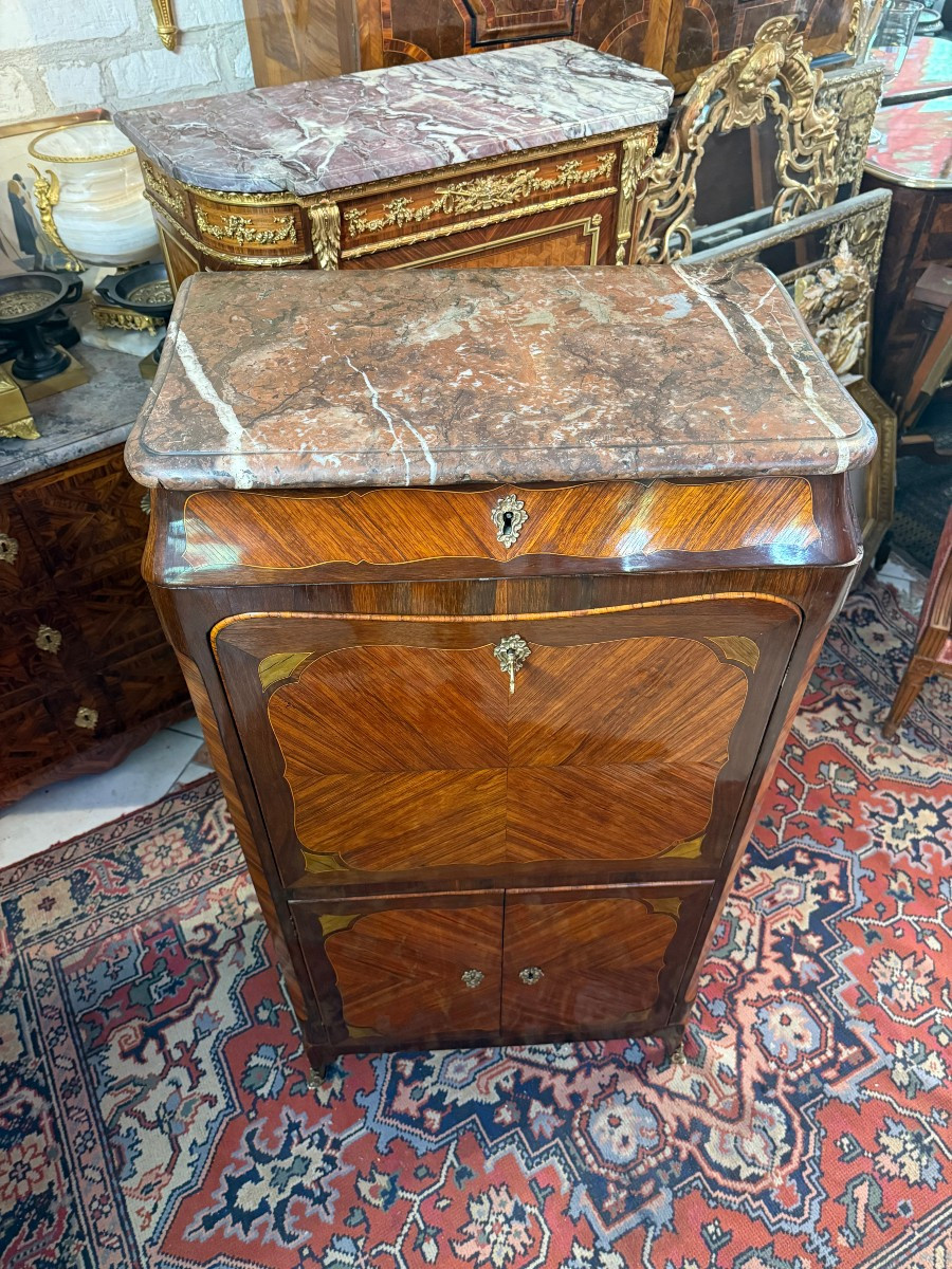 SECRETAIRE A DOUCINE LOUIS XV – 18ème-photo-3