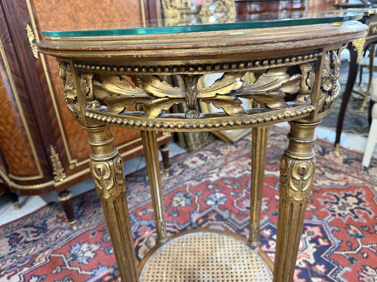 Louis XVI Pedestal Table-photo-2