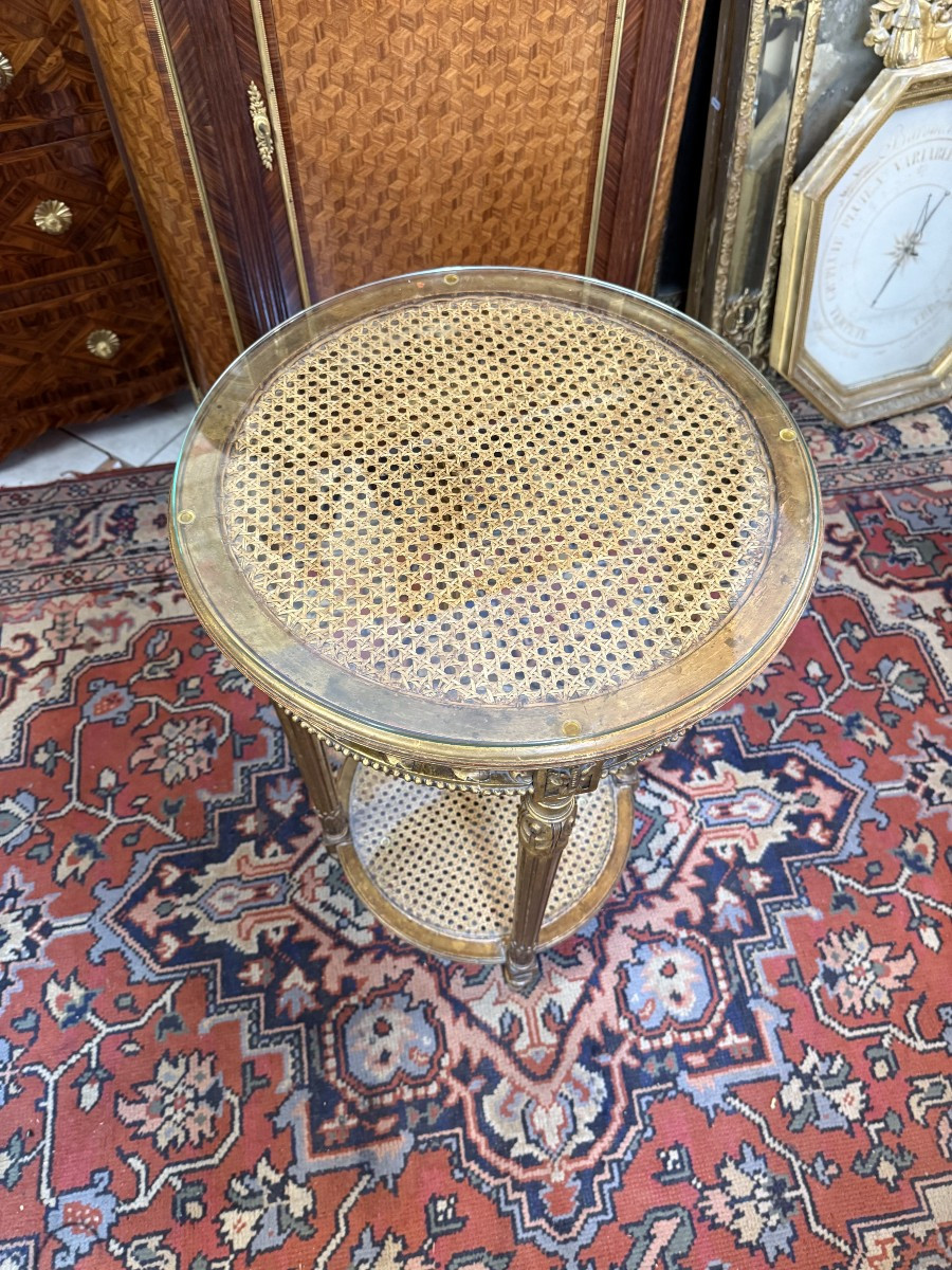 Louis XVI Pedestal Table-photo-1