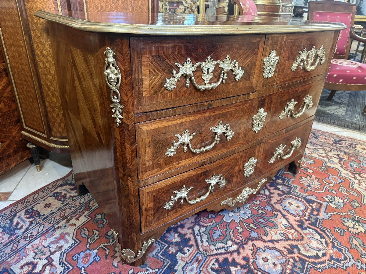 COMMODE REGENCE - 18ème siècle Estampillée L. PERIDIEZ-photo-2