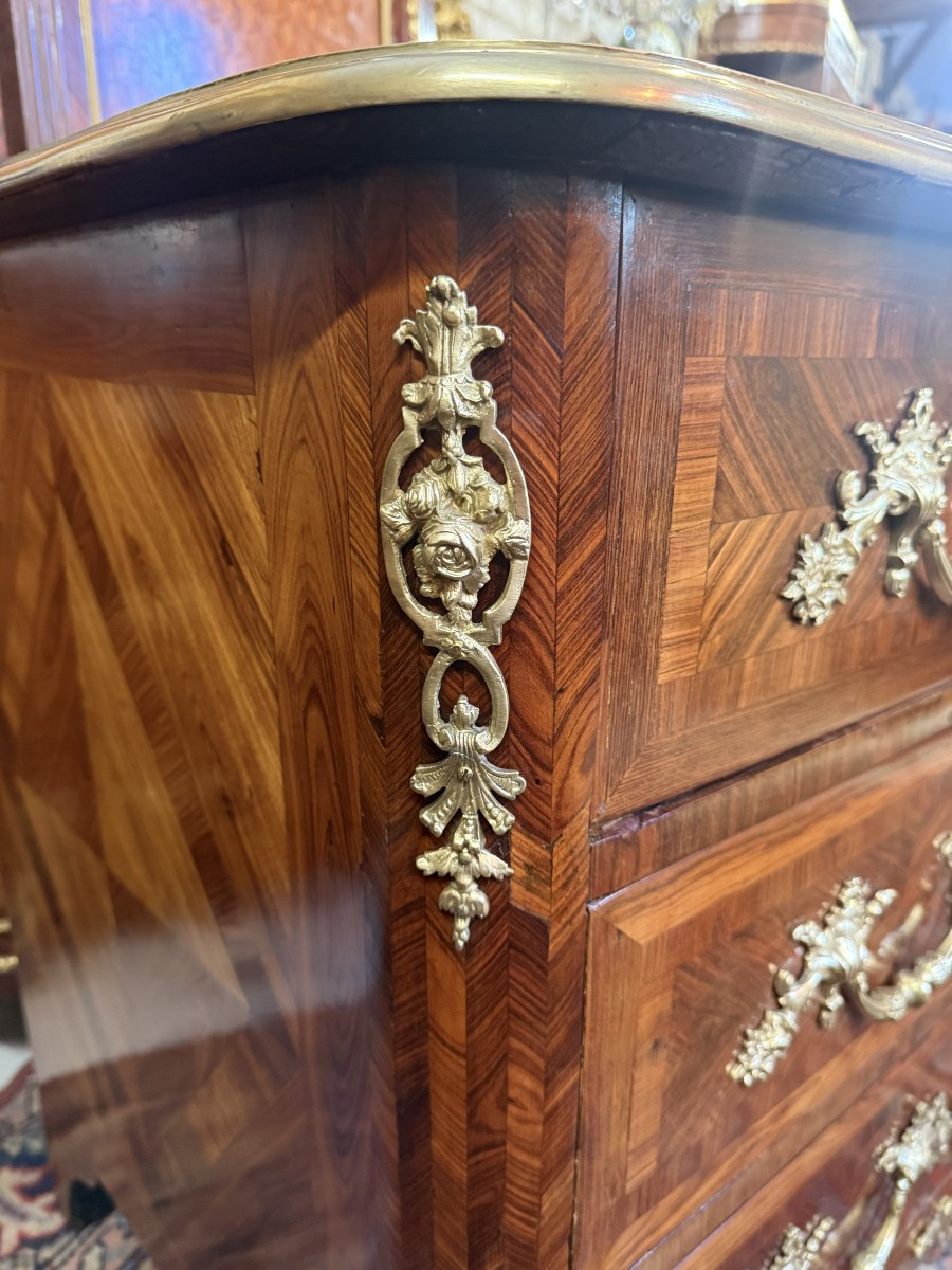 COMMODE REGENCE - 18ème siècle Estampillée L. PERIDIEZ-photo-4