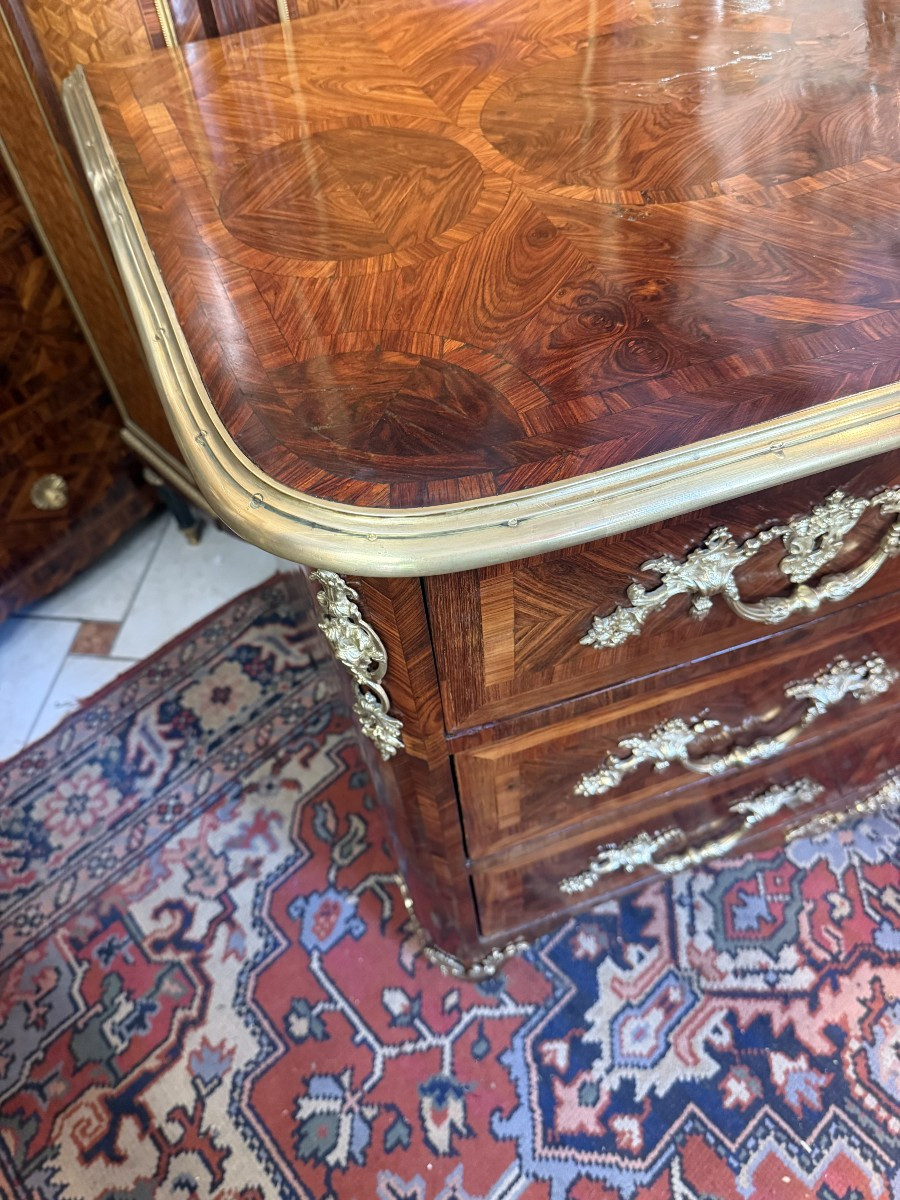 COMMODE REGENCE - 18ème siècle Estampillée L. PERIDIEZ-photo-5